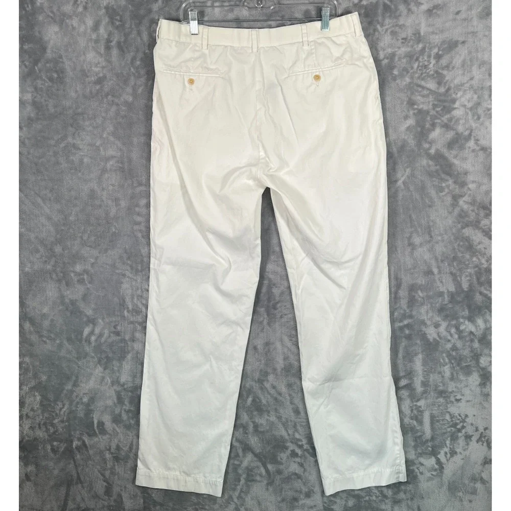 Polo Ralph Lauren Prospect Pants Mens 38x34 (36x33) White Chino Cotton Straight
